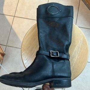 Vince Camuto Black leather riding boots